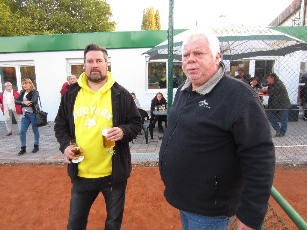 Wie immer dabei: Unser Sportwart und unser Kassierer!