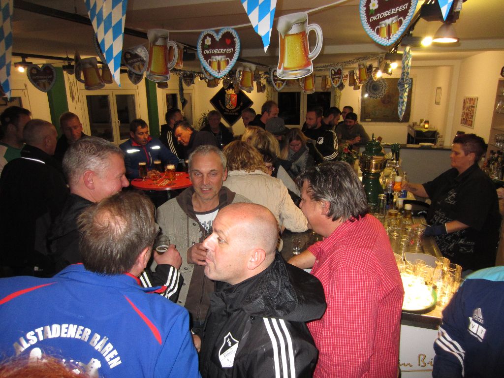 Das war schon mächtig Betrieb im Vereinsheim.